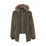 Double Layer Jacket // Army Green (M)