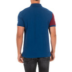 Corta Polo // Blue + Red + Navy (Small)