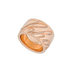 Chopard Chopardissimo 18k Rose Gold Diamond Revolving Ring // Ring Size: 5.75