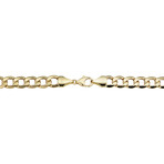14K Solid Gold Cuban Link Bracelet // 8.8mm