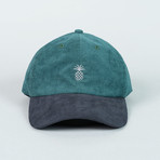 Two-Tone Cap // Pine Green + Midnight Suede