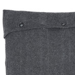 Pillow Cover // Stripe Knit (Dark Gray)