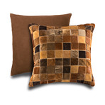 Samba Pillow Cover // Multitexture Grizzly (13"L x 21"W)