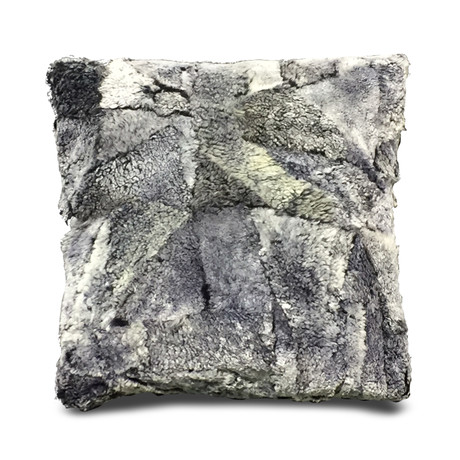 Bariloche Pillow Cover // Two Tones Pewter (13"L x 21"W)