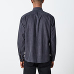 Men's Cord Woven Top // Charcoal (M)