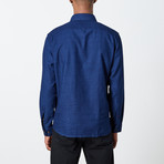 Men's Indigo Woven Top // Blue (XL)