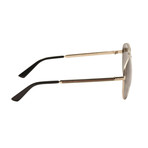 Men's Classic Pilot Aviator Sunglasses // Gold