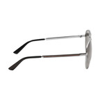 Men's Classic Pilot Aviator Sunglasses // Silver