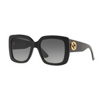 Women's GG Square Sunglasses // Black