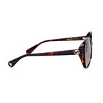 Women's GG Oversized Sunglasses // Brown