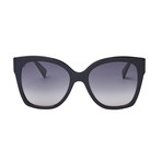 Women's Web Oversized Sunglasses // Black