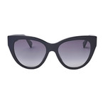 Women's Sylvie & Web Oversized Cat-Eye Sunglasses // Black