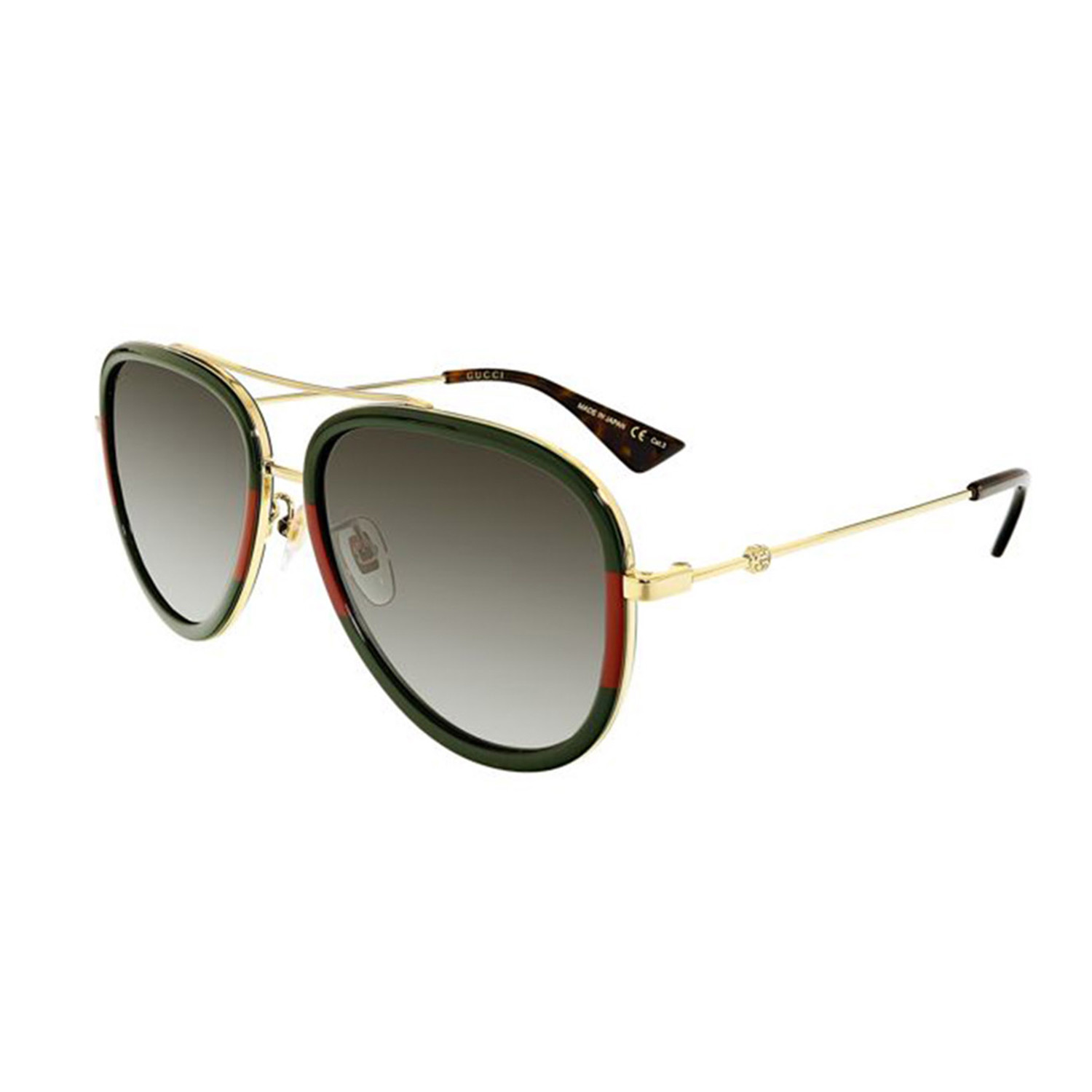 Men S Web Pilot Aviator Sunglasses Gold Gucci Touch Of Modern