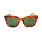 Men's Web Rectangular Sunglasses III // Green + Red