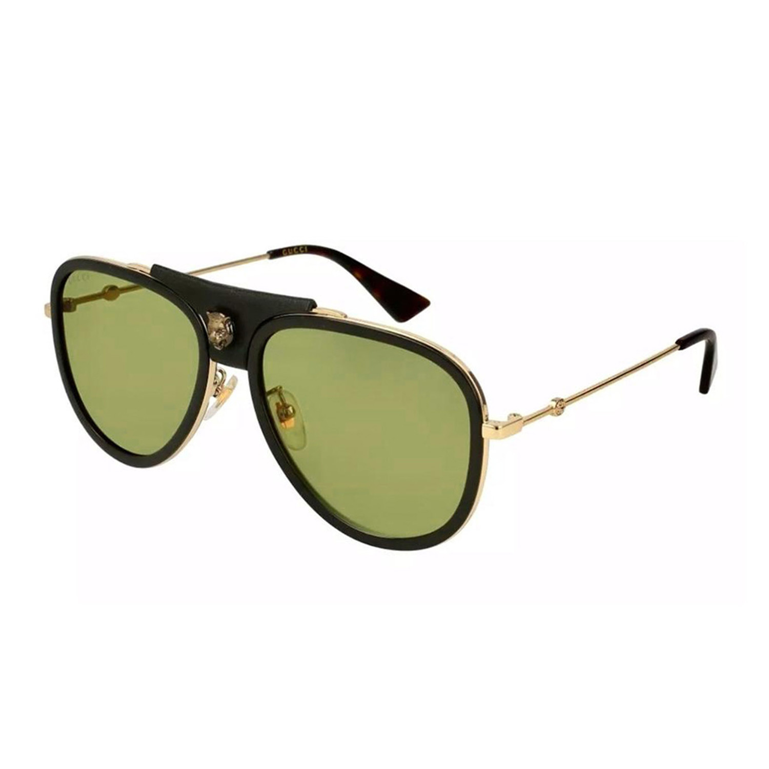Men's Tiger Pilot Aviator Sunglasses // Brown - Gucci - Touch of Modern