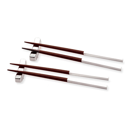 Chopsticks // Set of 2 Pair w/ Rests
