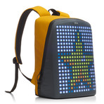 Pix Smart Urban Backpack // Yellow (Customizable Screen)