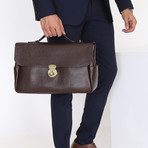Clasico Briefcase // Brown