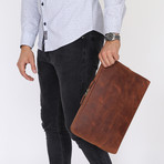 Maxbook Handbag // Brown