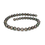 18" Baroque Tahitian Pearl Necklace // 8.2-10.7mm AA+ (14K White Gold Clasp)