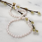 18" Akoya Pearl Necklace // 7.0-7.5mm AA+ (14K White Gold Clasp)