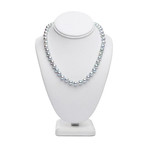 18" Baroque Blue Akoya Pearl Necklace // 8.5 - 9.0mm AA+ (14K White Gold Clasp)