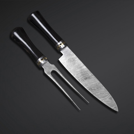 Chef Knife + Fork