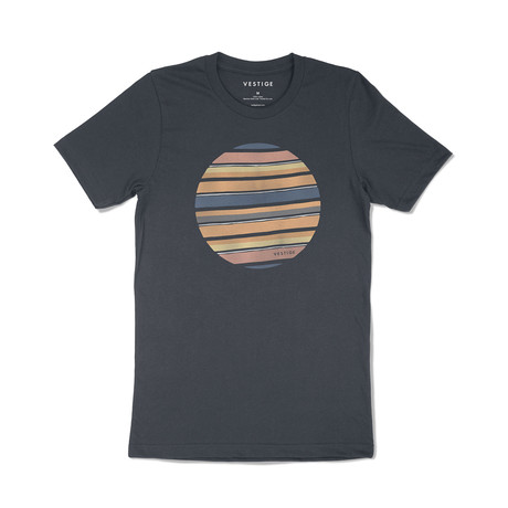Retro Orbit Graphic T-Shirt // Navy (S)