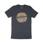 Retro Orbit Graphic T-Shirt // Navy (L)
