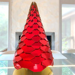 Bracht Holiday Tree // Red Metallic (Small)