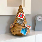 Bracht Holiday Tree // Card Holder (Brown)
