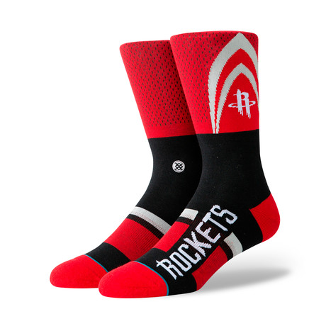 Rockets Shortcut Socks // Red (L)