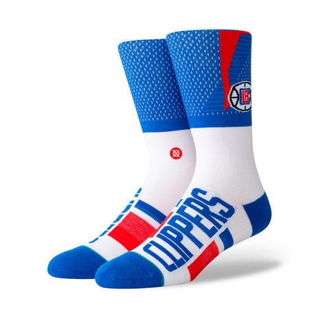 Clippers Shortcut Socks // Blue (M)