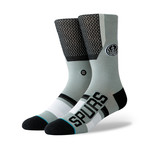 Spurs Shortcut Socks // Black (M)