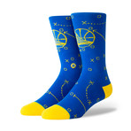 Warriors Playbook Socks // Blue (S)
