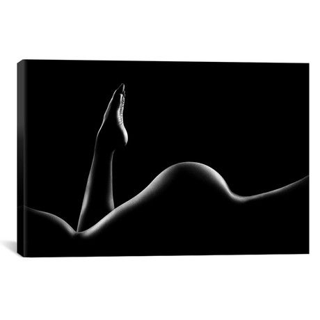 Nude Woman Bodyscape XIV // Johan Swanepoel (18"W x 12"H x 0.75"D)