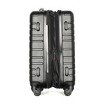 Lancer 3-Piece Hardcase Luggage Set (Black)