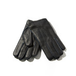 Deerskin + Cashmere Gloves // Dark Navy (Size: 8 Small)