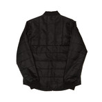 Barneys New York // Quilted Shirt Jacket // Black (XL)