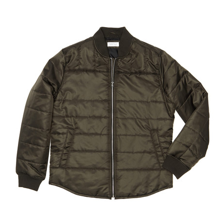 Barneys New York // Quilted Shirt Jacket // Pine (S) - The Very Warm ...