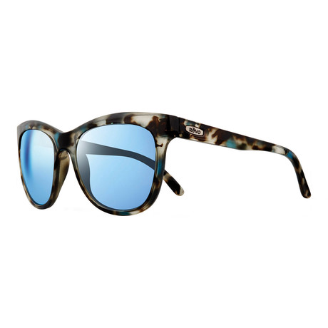 Women's Leigh Polarized Sunglasses // Abalone + Blue Water Lens