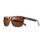 Men's Holsby Polarized Sunglasses // Matte Dark Tortoise + Open Road Lens