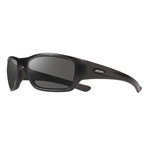 Unisex Heading Polarized Sunglasses // Matte Black + Graphite Lens