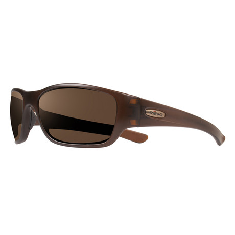 Unisex Heading Polarized Sunglasses // Matte Brown + Terra Lens