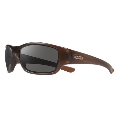 Unisex Heading Polarized Sunglasses // Matte Brown + Graphite Lens