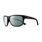 Unisex Remus Polarized Sunglasses // Matte Black, Gray + Stealth Lens