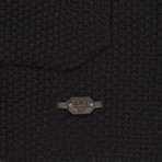 Undulation Cardigan // Black (XL)
