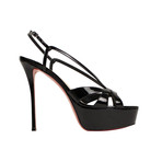 Veracite Patent 130mm Sandals Heels // Black (Euro: 39)