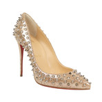 Women's Follies Spikes Silver 100mm Pumps // Silver (Euro: 35)