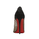 Follies Lace 100mm Heels Pumps // Black (Euro: 35)